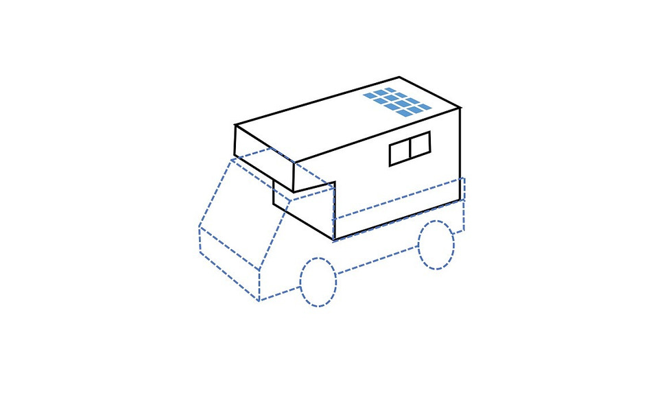 荷台にキャビンを載せれば軽キャンパー完成 災害避難対応ワンルームカーに新仕様登場 4枚目の写真 画像 レスポンス Response Jp