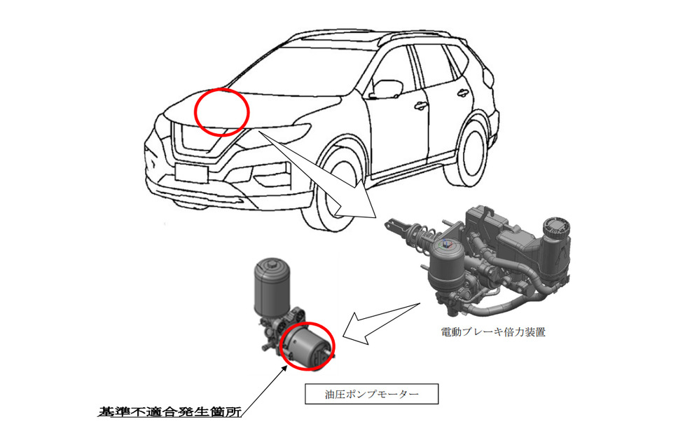 Nissan XTrail recalls 56,000 predecessor HVs... Risk of brake failure