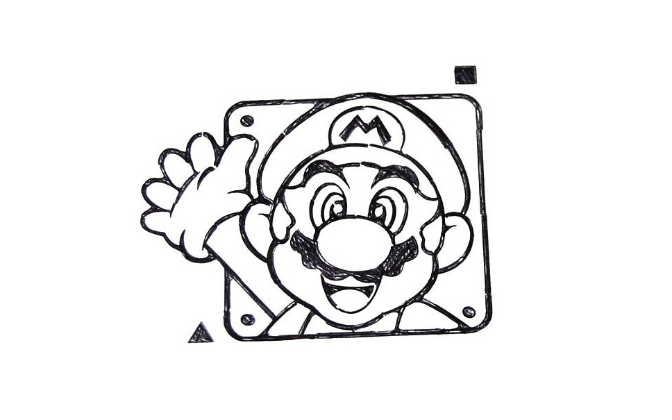 マリオをスラスラ描ける魔法のプレート 6枚目の写真 画像 レスポンス Response Jp