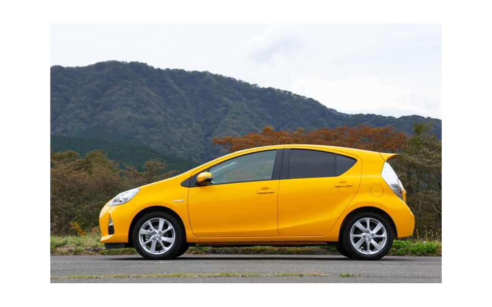 トヨタ アクア 発表 Cdは0 26 プリウスに匹敵する空力性能 7枚目の写真 画像 レスポンス Response Jp