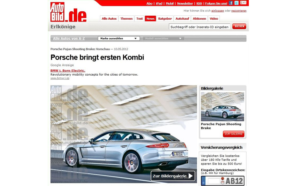 ポルシェ パナメーラの小型版開発か Eクラス対抗 2枚目の写真 画像 レスポンス Response Jp