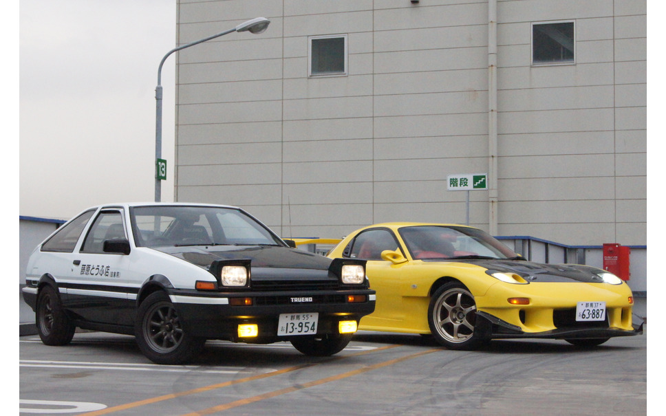頭文字dミーティングに150台集結 リアルな 藤原とうふ店 仕様も 2枚目の写真 画像 レスポンス Response Jp