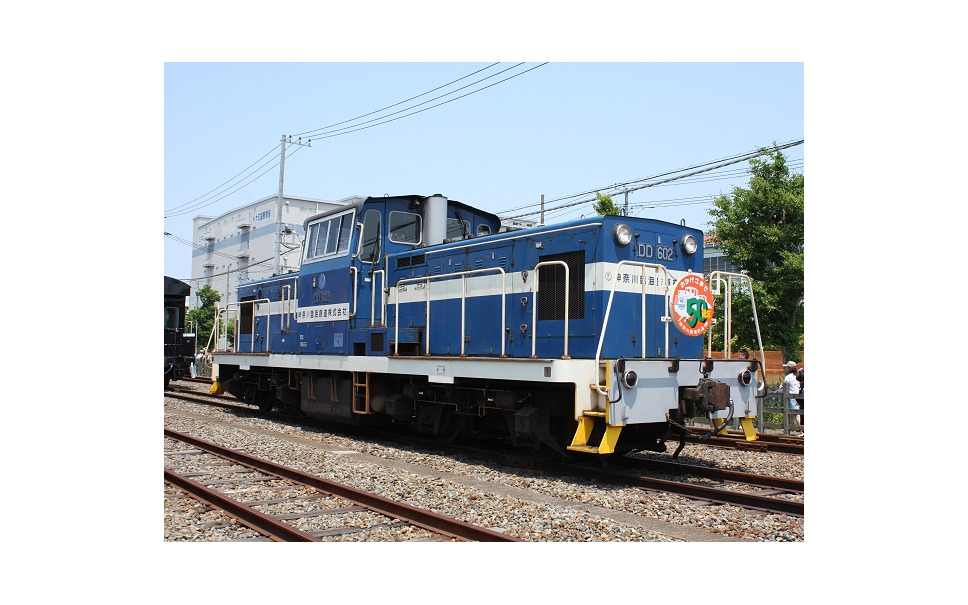 横浜本牧駅で展示された珍しい車両たち 大物車から試作車まで 写真蔵 3枚目の写真 画像 レスポンス Response Jp