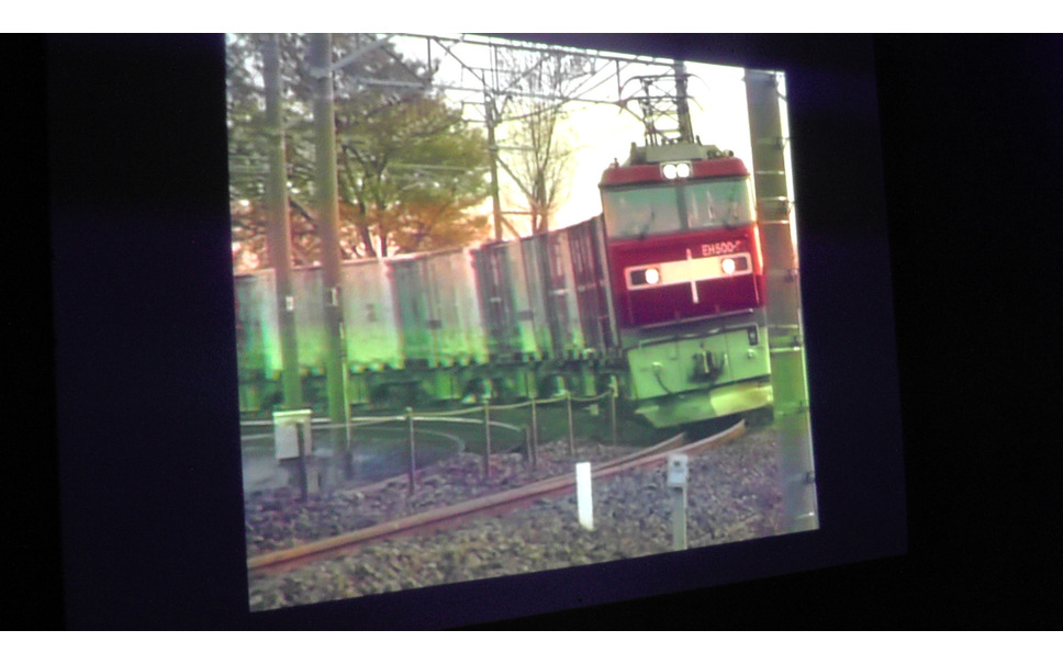 エコプロダクツ13 コンテナの中でdj小林克也が鉄道輸送のメリット力説 3枚目の写真 画像 レスポンス Response Jp