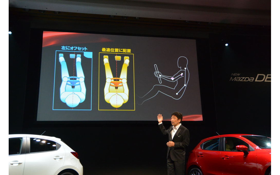 マツダ デミオ 新型発表 土井開発主査 長距離ドライブに関わる様々な性能を向上 4枚目の写真 画像 レスポンス Response Jp