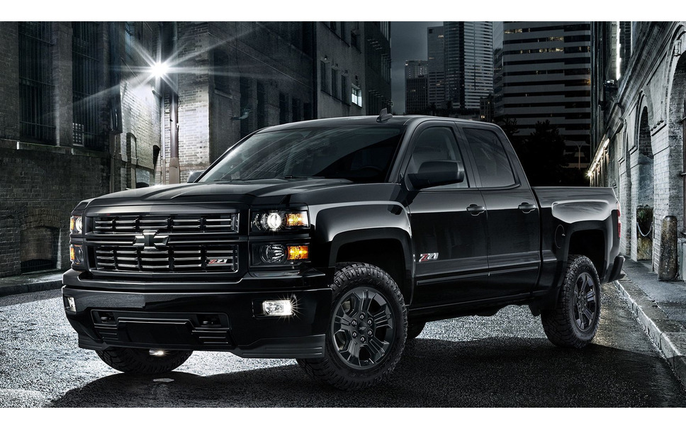 シカゴモーターショー15 シボレーのフルサイズトラック シルバラード 全身黒のオフロード仕様 1枚目の写真 画像 レスポンス Response Jp