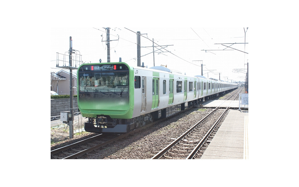 山手線の新型電車 E235系 先行車が完成 新潟から一路東京へ 1枚目の写真 画像 レスポンス Response Jp