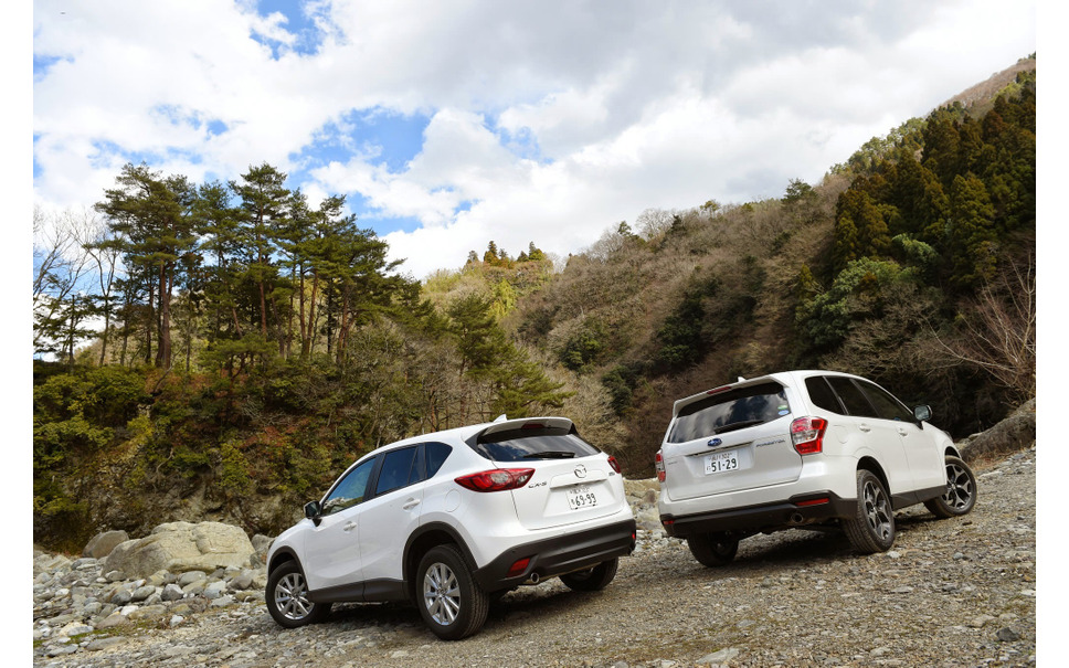 国産suv 比較試乗 Cx 5 ハリアー フォレスター 三 車 三様きわだつ個性 森野恭行 18枚目の写真 画像 レスポンス Response Jp