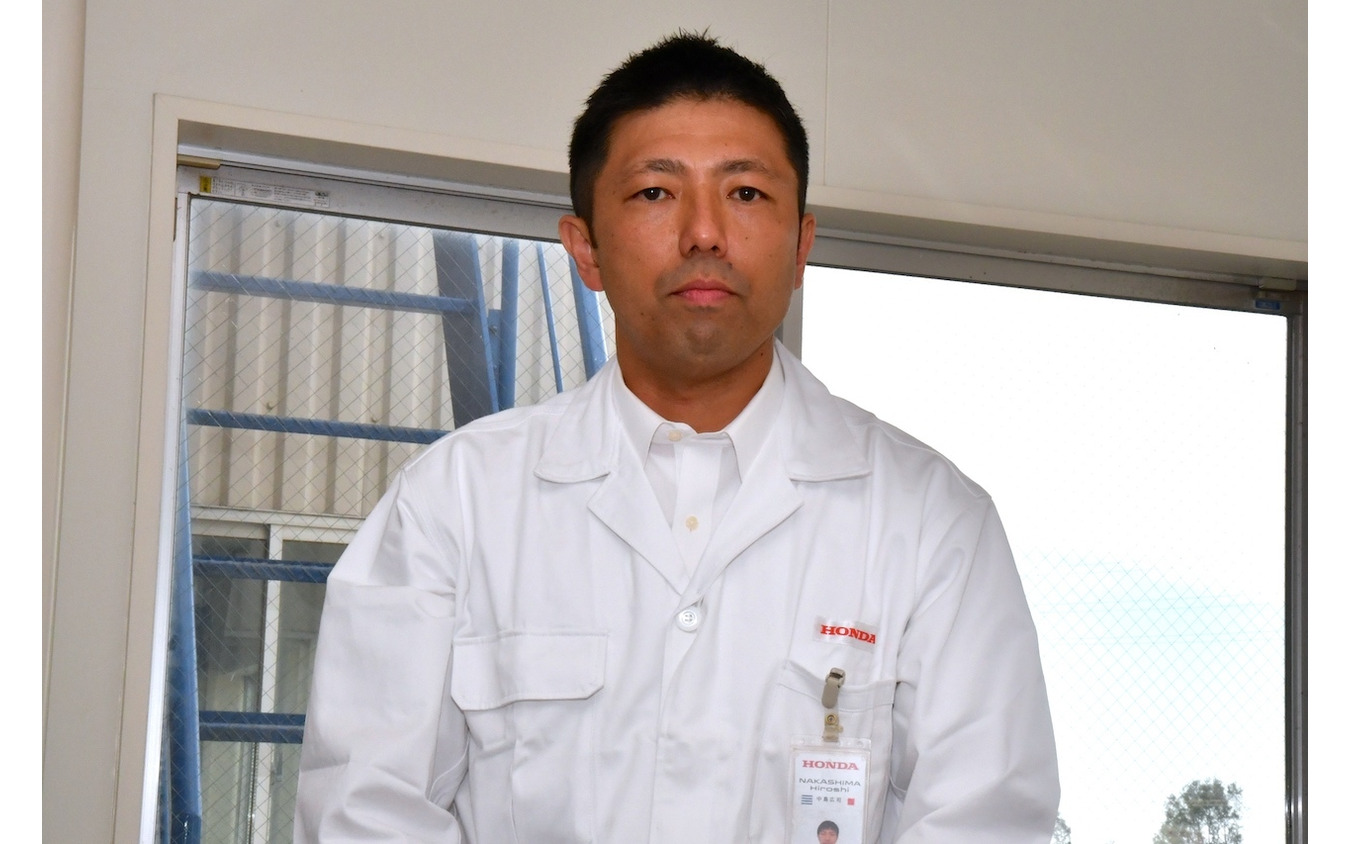 CRF450R開発責任者代行・中島広志さん（本田技研工業株式会社 二輪事業本部ものづくりセンター）