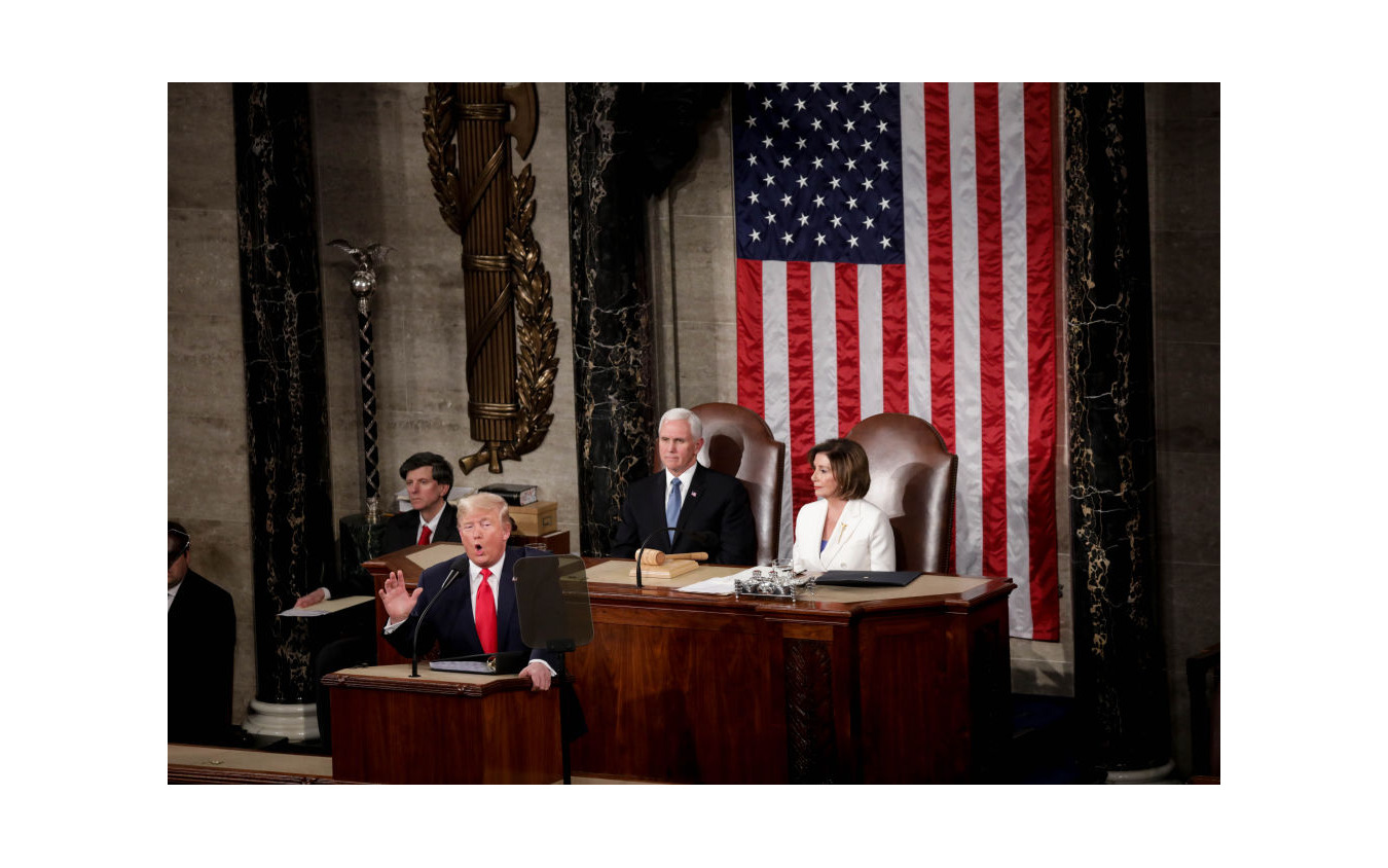 米トランプ大統領の一般教書演説