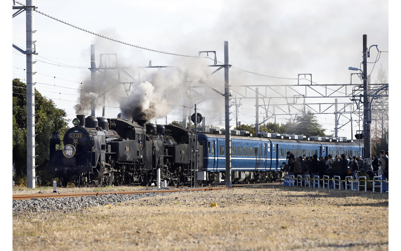 東武C11 325＋C11 207重連