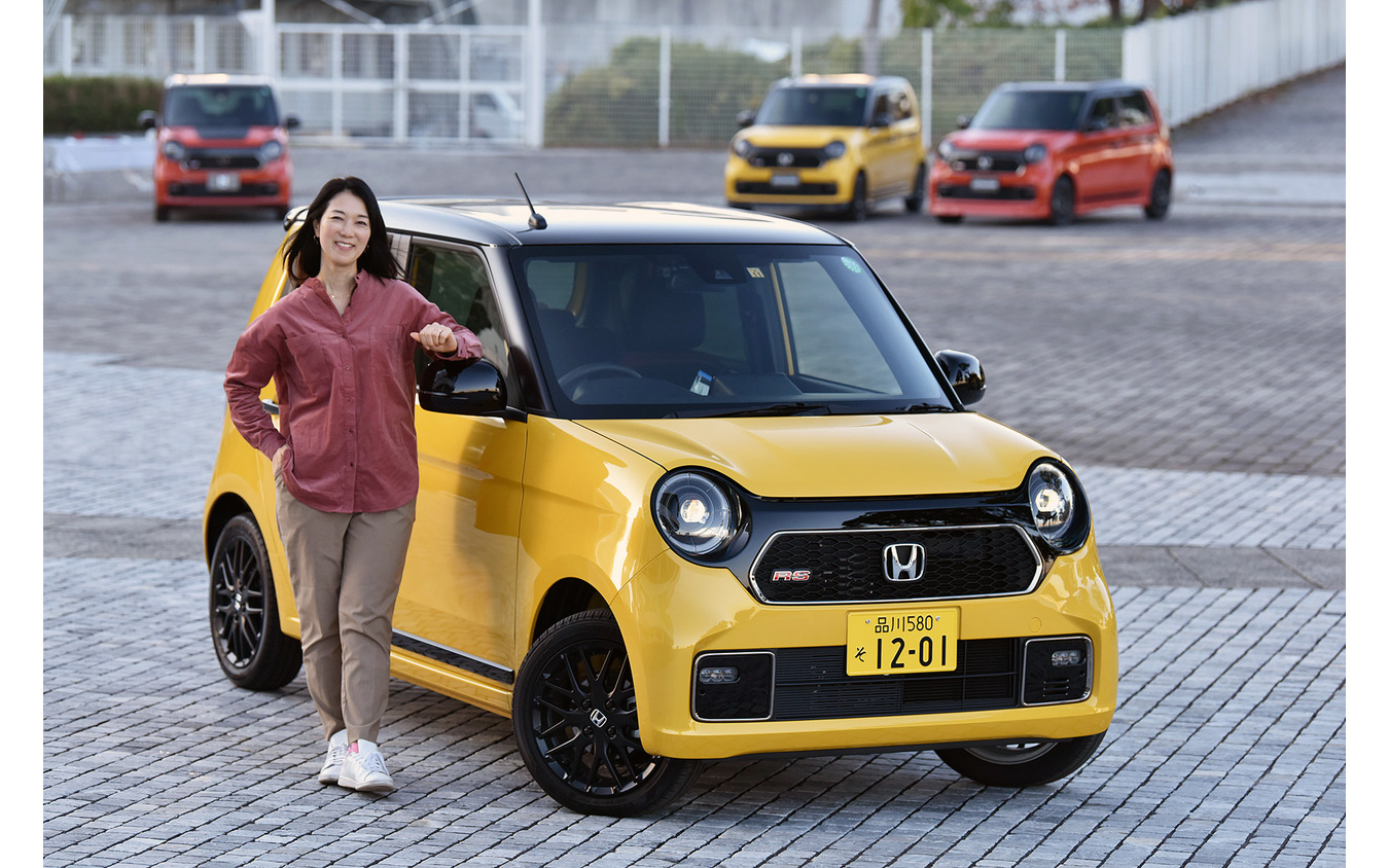 まるも亜希子氏とホンダ N-ONE RS