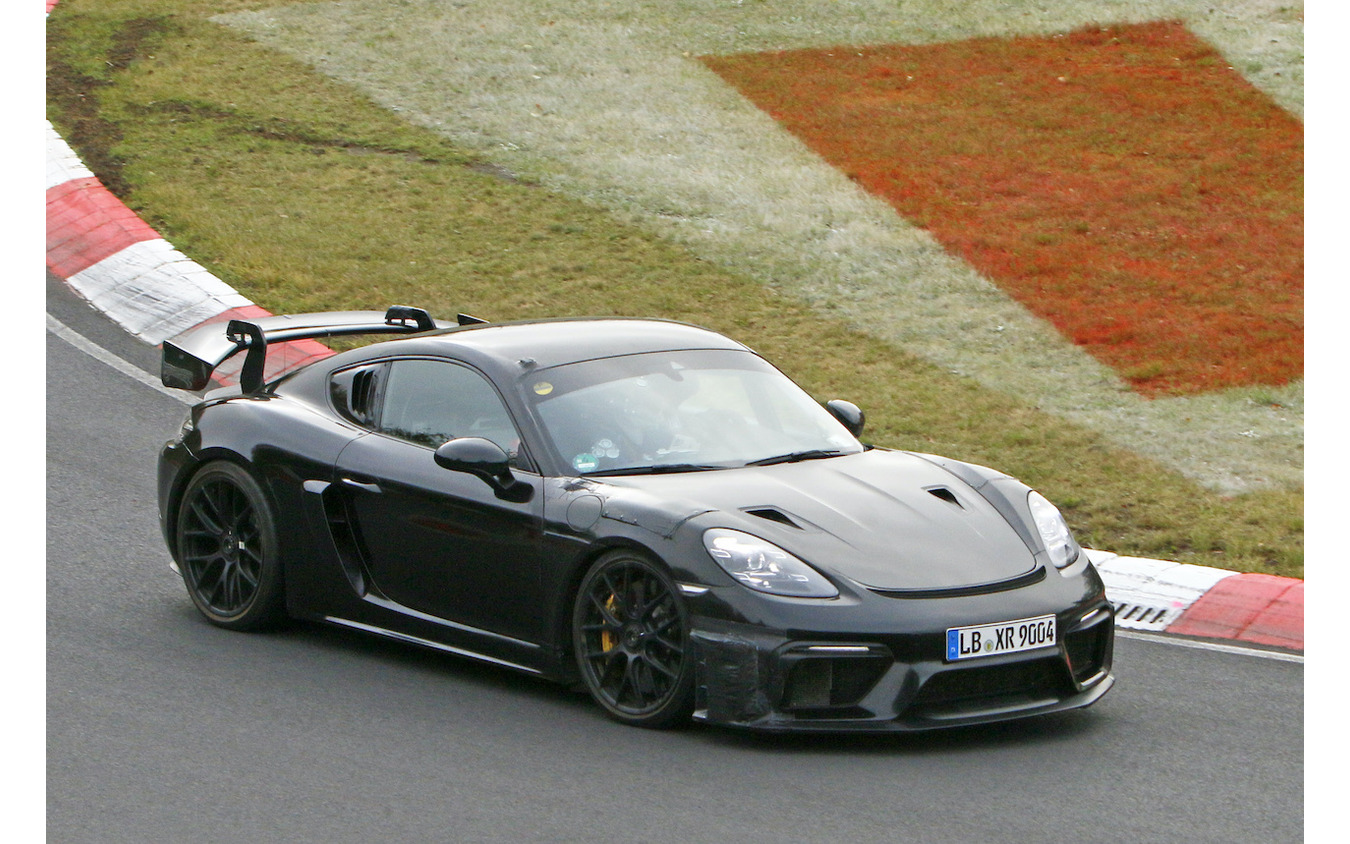 ポルシェ 718ケイマン GT4 RS プロトタイプ（スクープ写真）