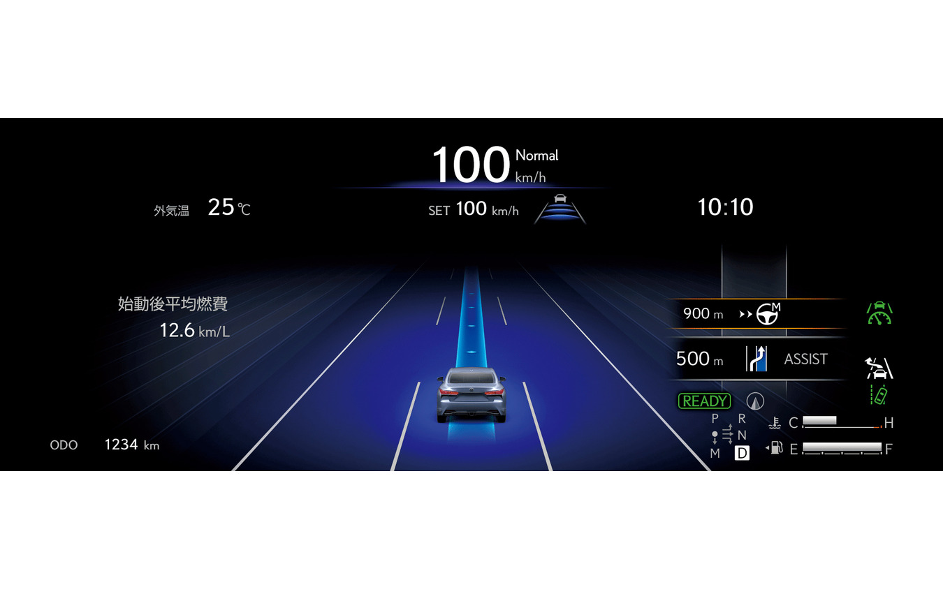 レクサス LS 500h の「レクサスチームメイト」装着車