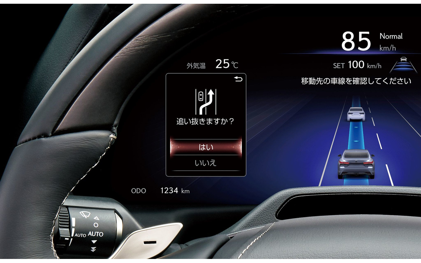 レクサス LS 500h の「レクサスチームメイト」装着車