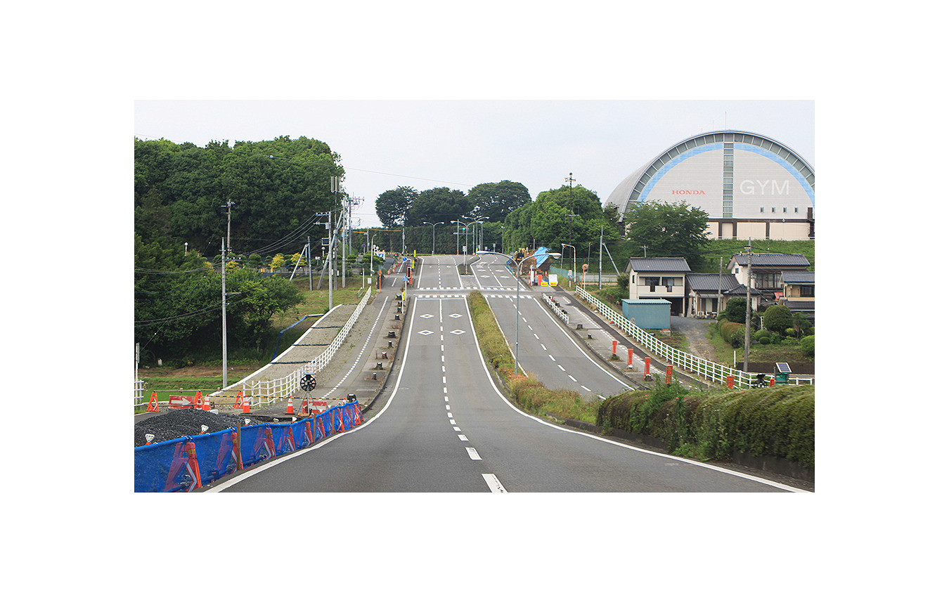 かしの森公園前～芳賀町工業団地管理センター前の間にあるアップダウン