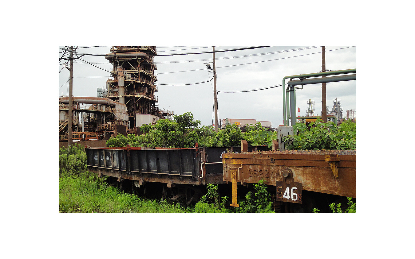 日本製鉄 関西製鉄所内にある専用線、正体不明の貨車の姿も