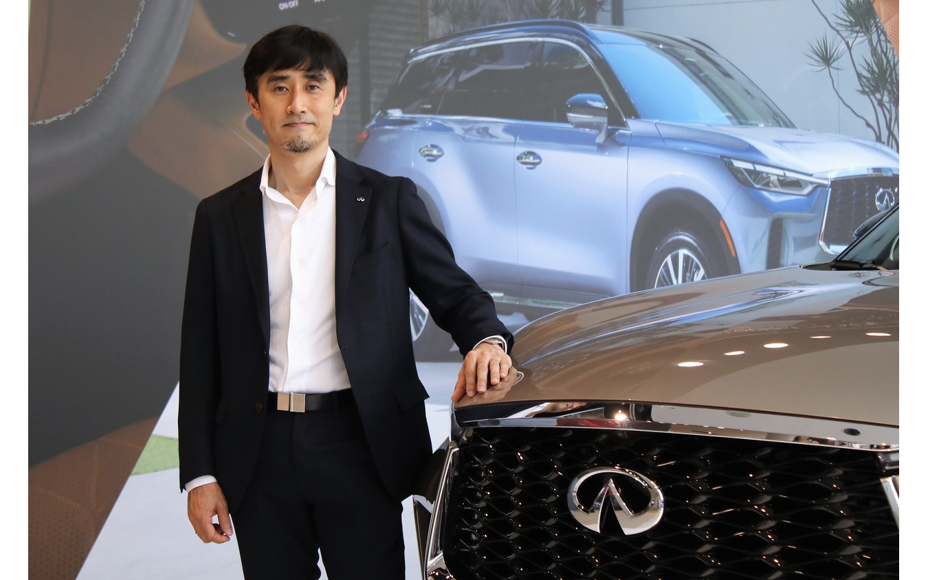 インフィニティ グローバルデザイン担当シニア・デザイン・ダイレクターの中村泰介さん