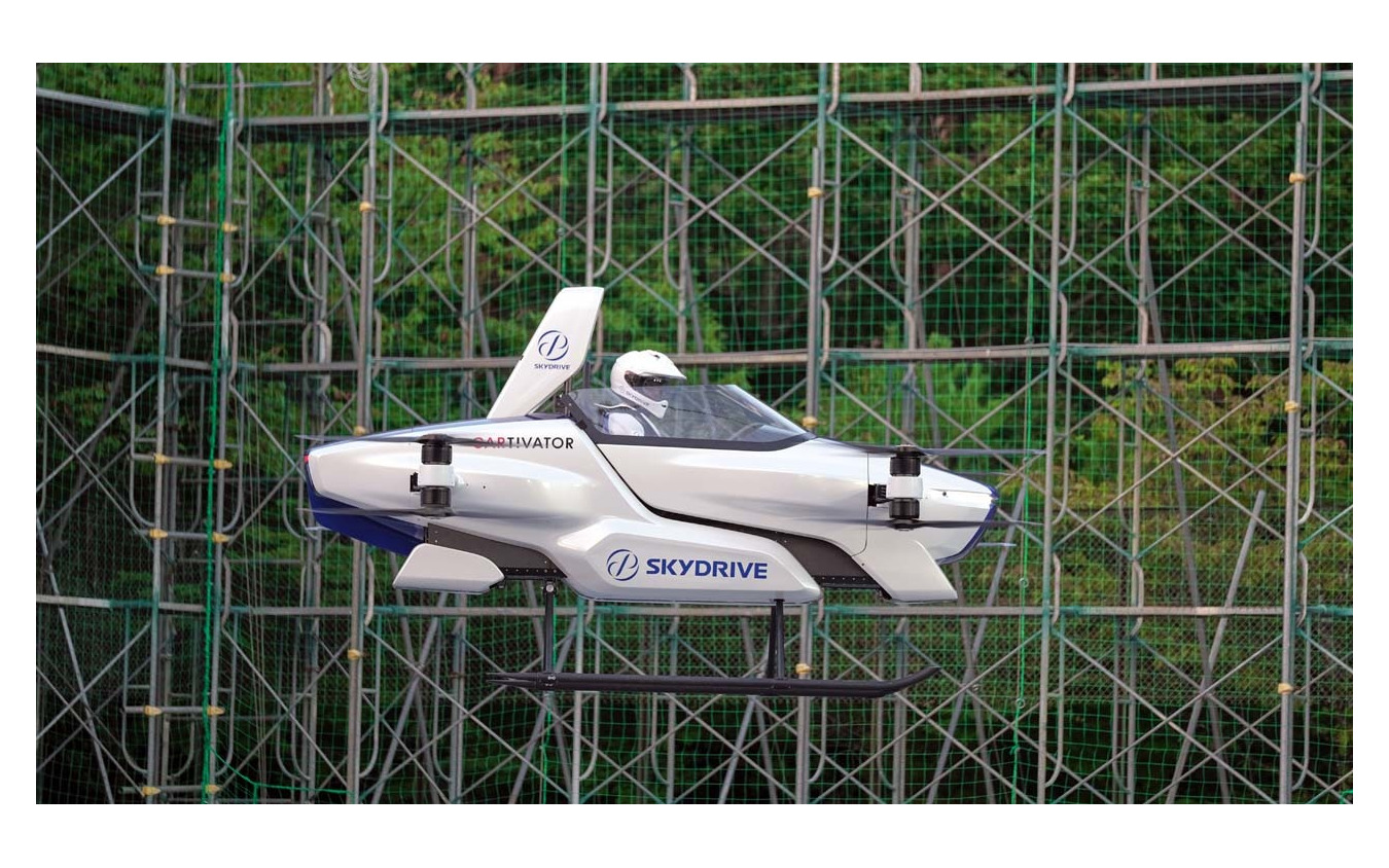 2020年8月25日にSkyDriveが飛行試験に成功した有人試験機「SD-03」