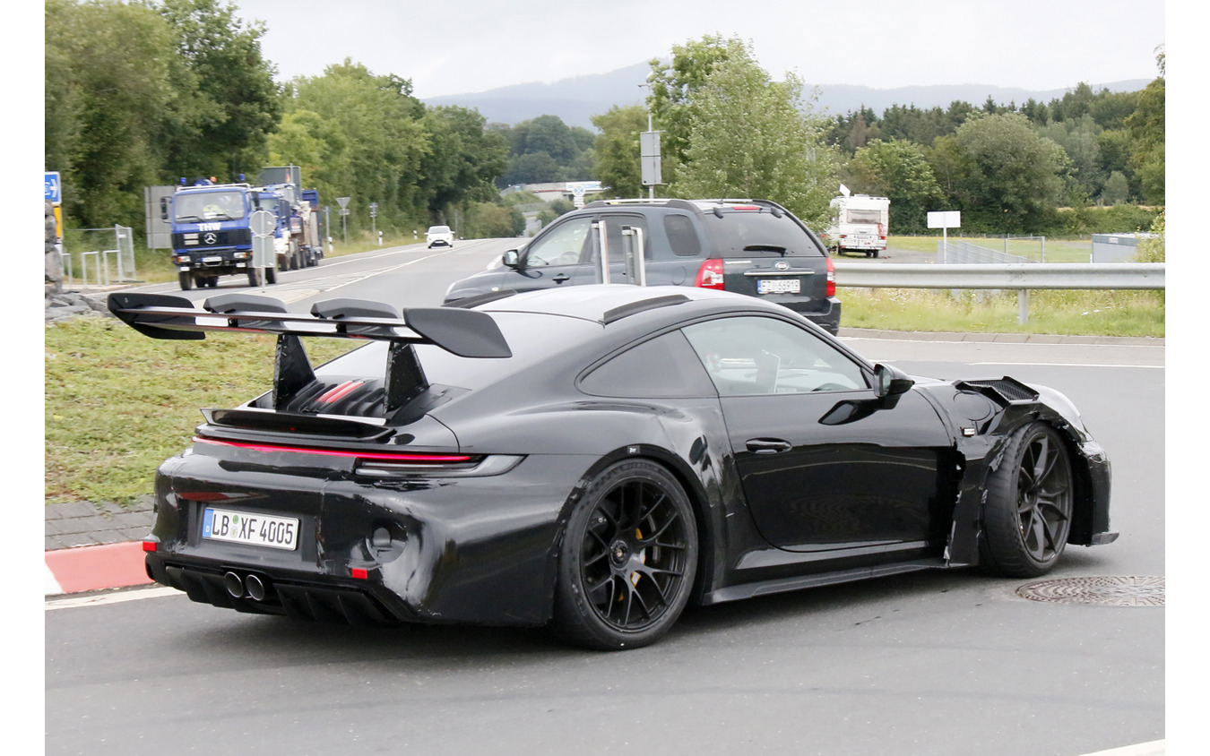 ポルシェ 911 GT3 RS 新型プロトタイプ（スクープ写真）