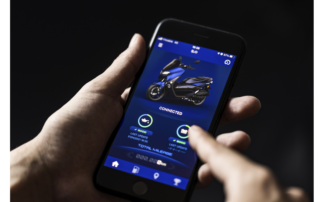 スマートフォンと連携する「Yamaha Motorcycle Connect」