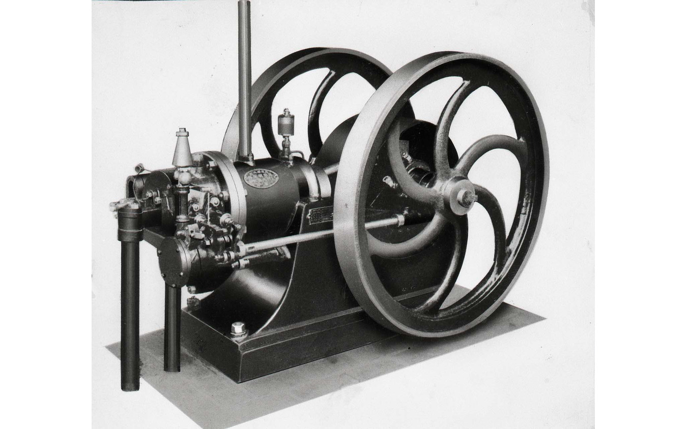 ダイハツが開発した6馬力吸入ガス発動機(1907年)