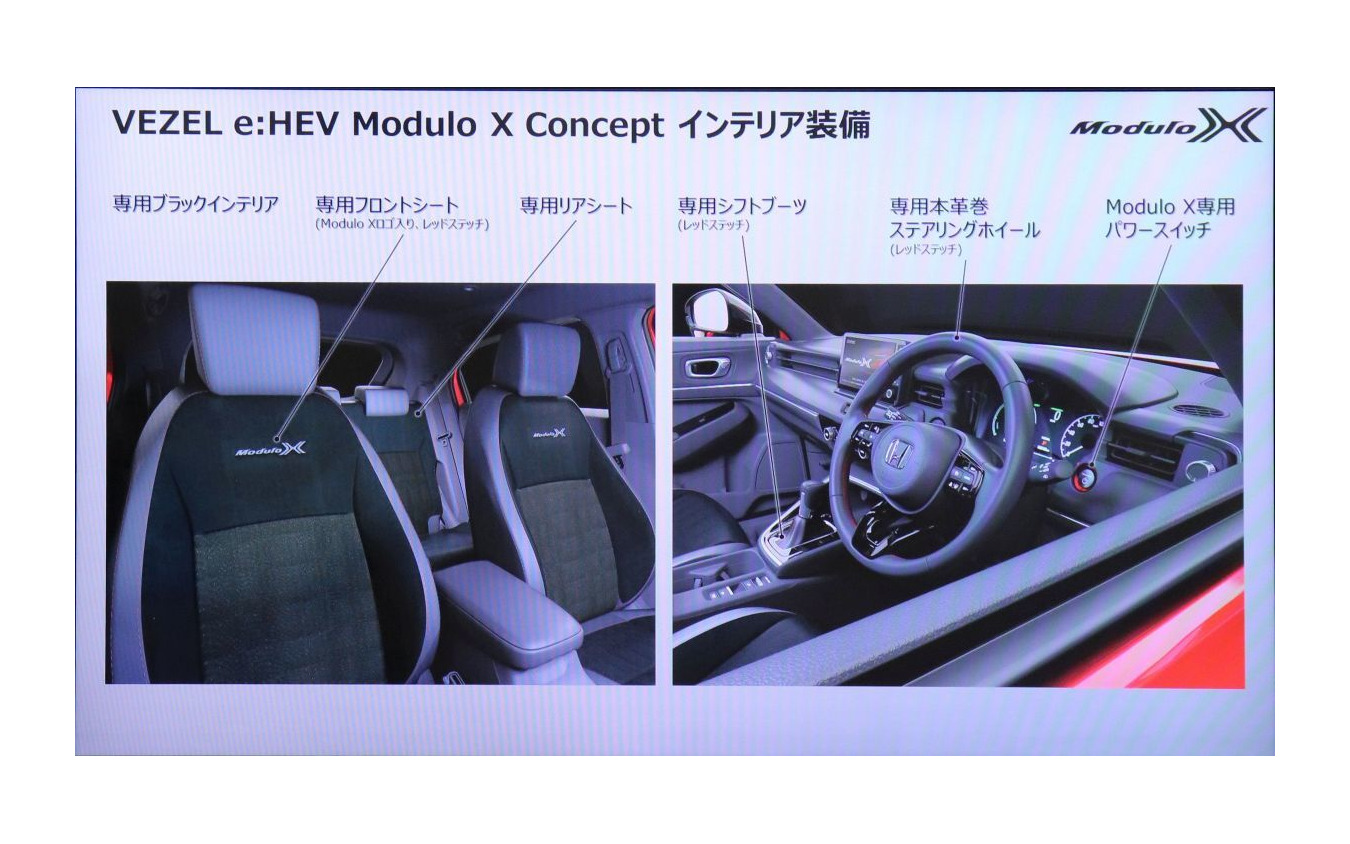 ホンダ ヴェゼル e:HEV Modulo X コンセプト
