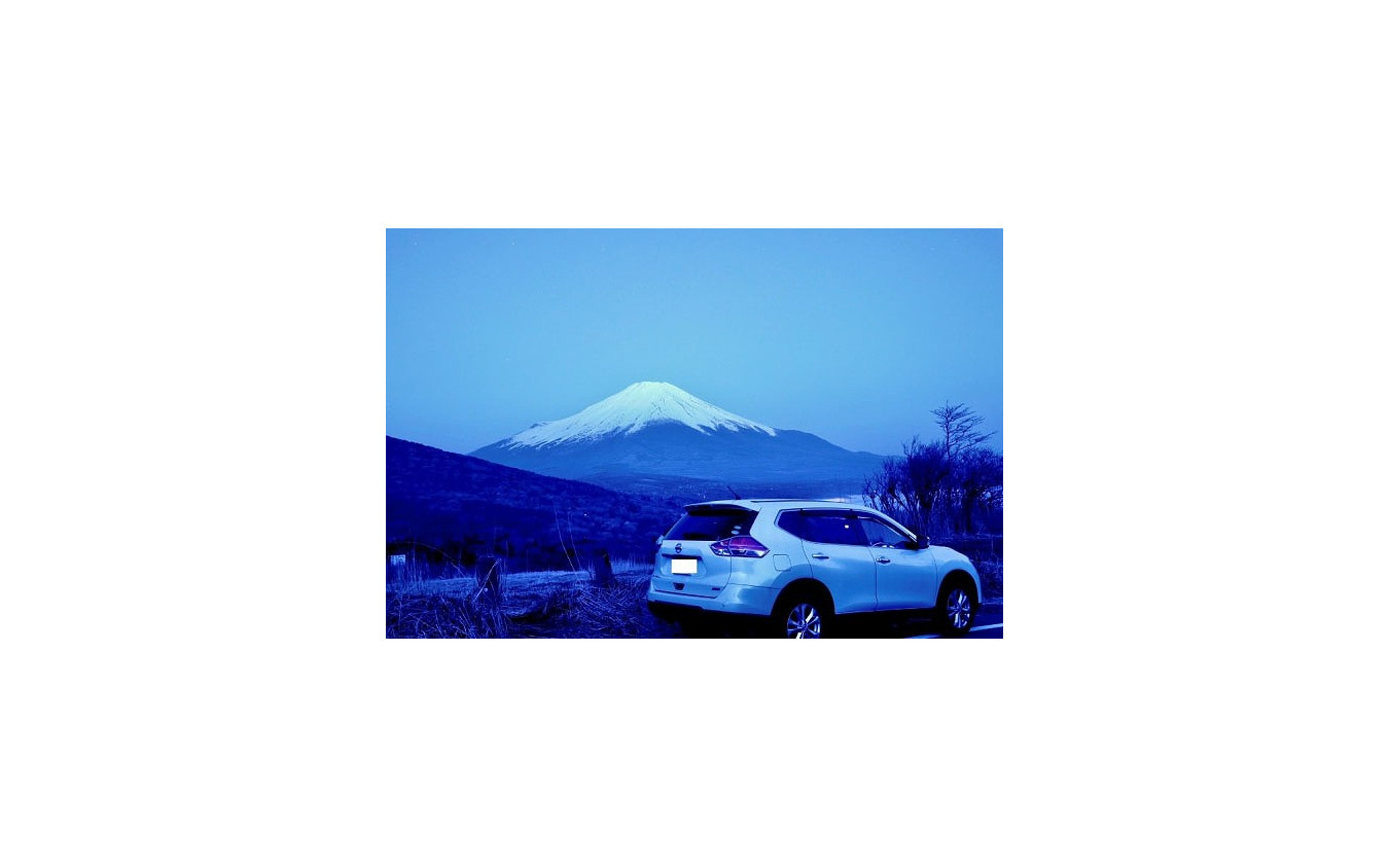 富士山が見える人気車中泊スポット(イメージ)