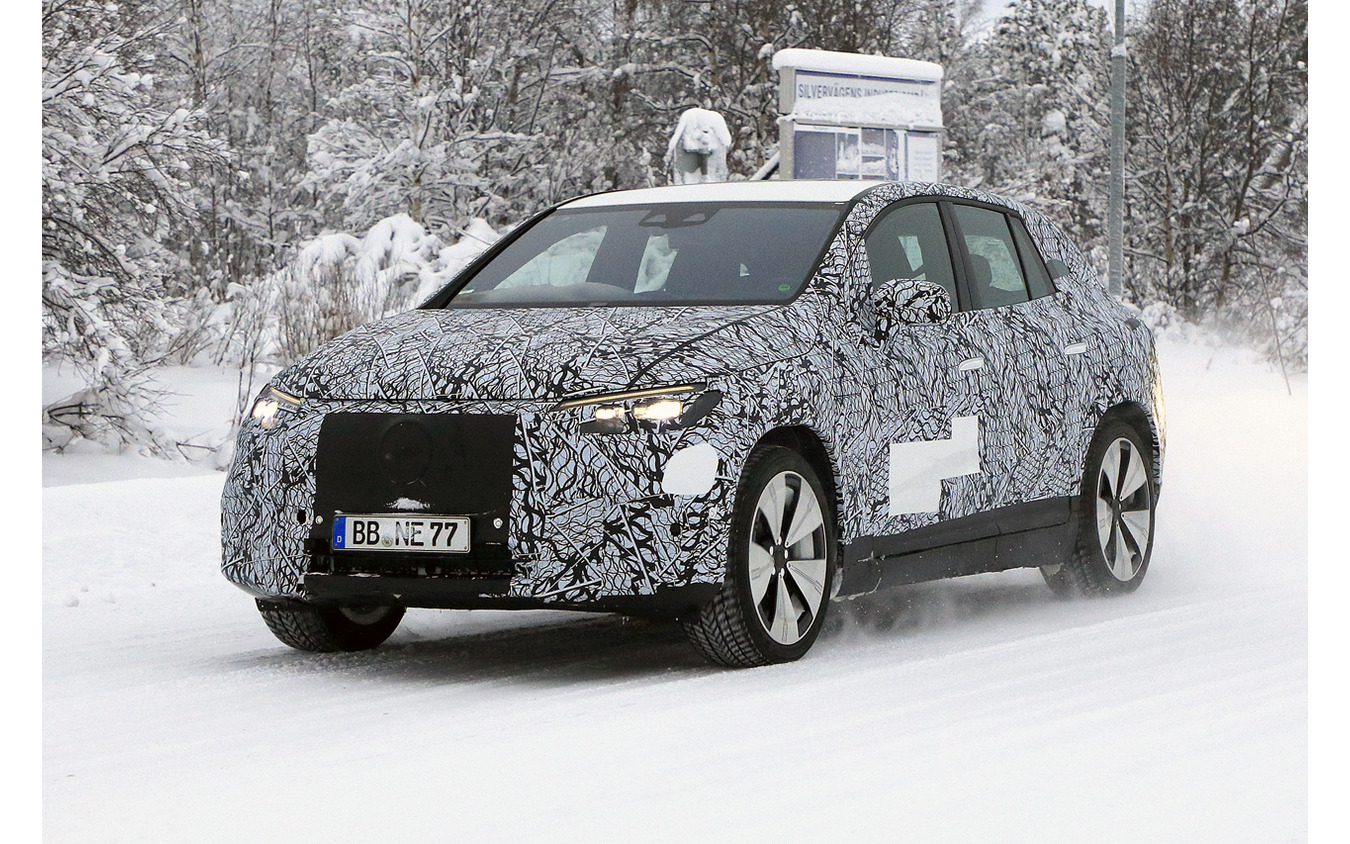 メルセデスベンツ EQE SUV プロトタイプ(スクープ写真)