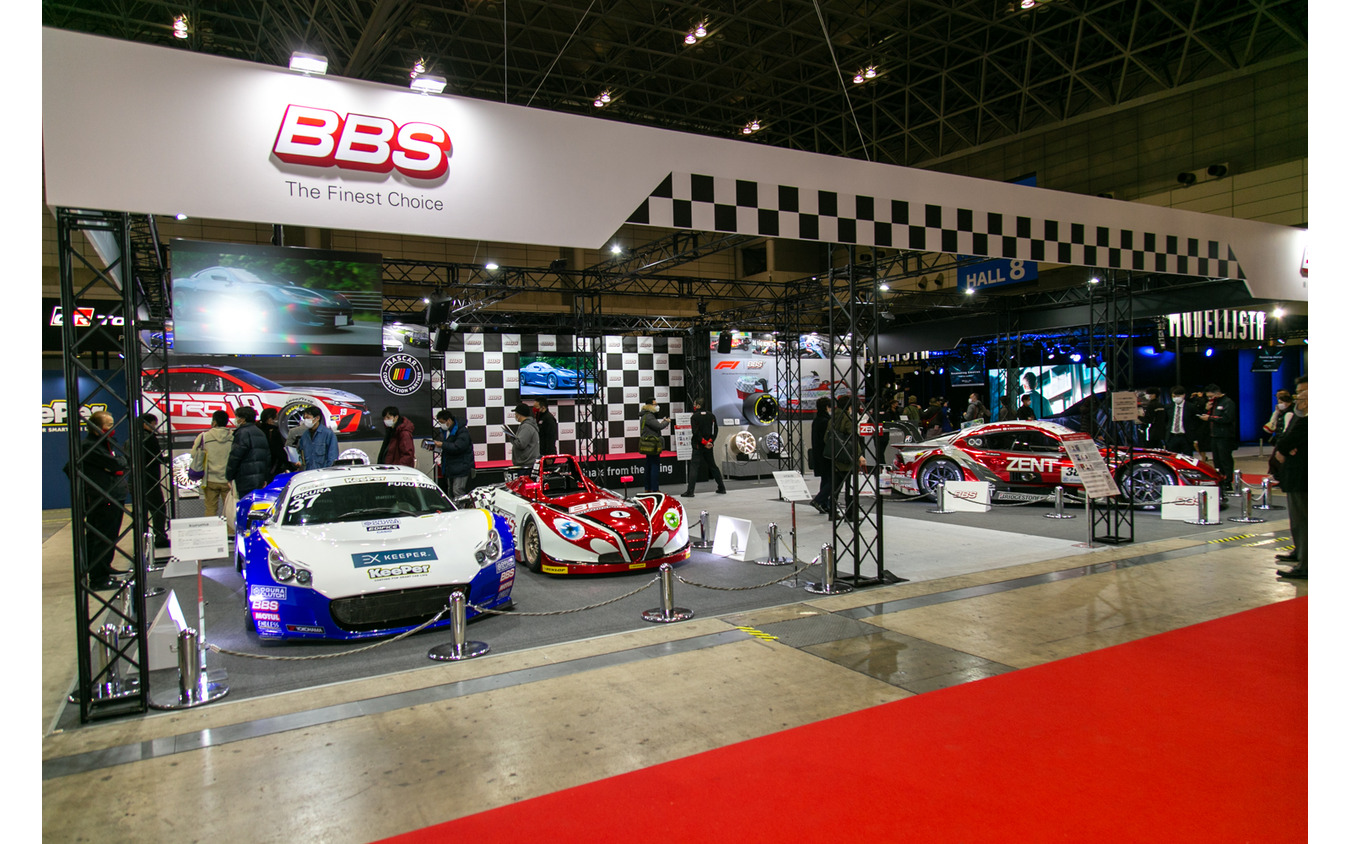BBS、F1とNASCARへのホイール供給…東京オートサロン2022では実物を展示