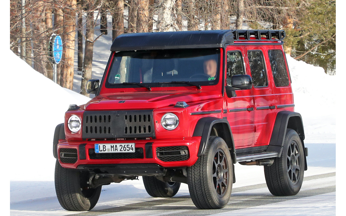 メルセデス AMG G500/G550 4×4スクエアード 後継モデル(スクープ写真)