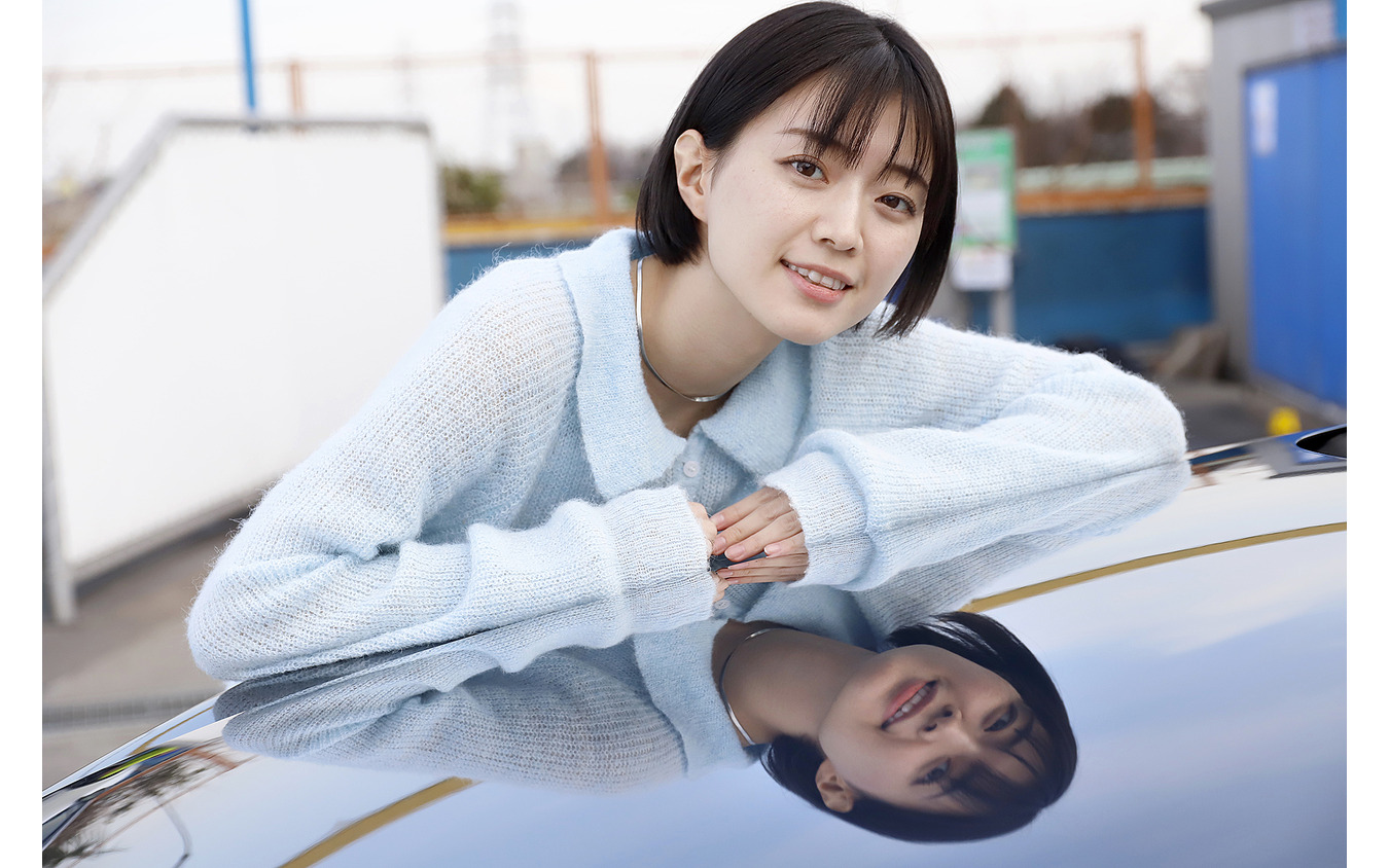 拭き上げ完了後の映り込みも非常に美しい