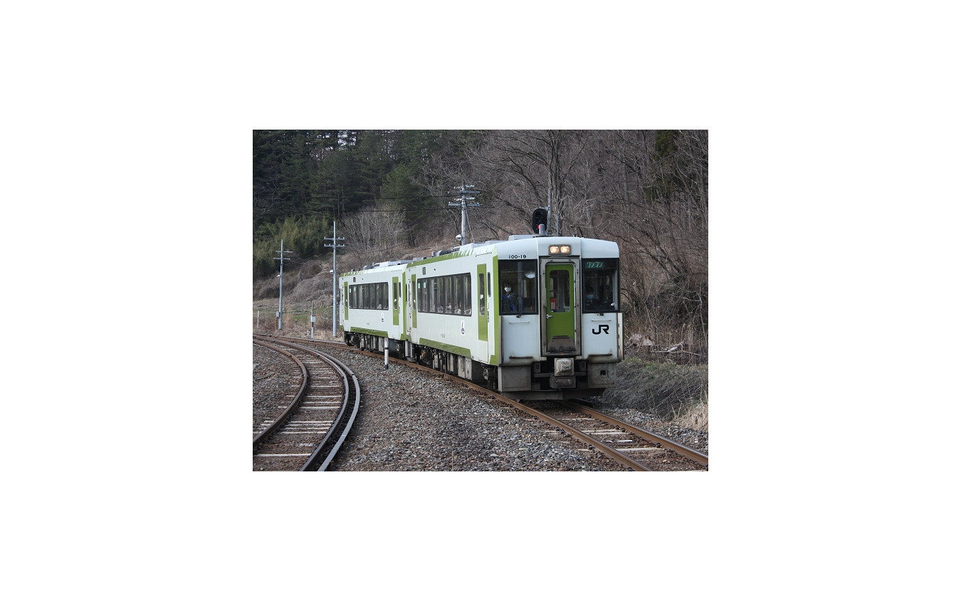 仙台~盛岡間の代替臨時快速にはキハ110系2両編成が充当される。