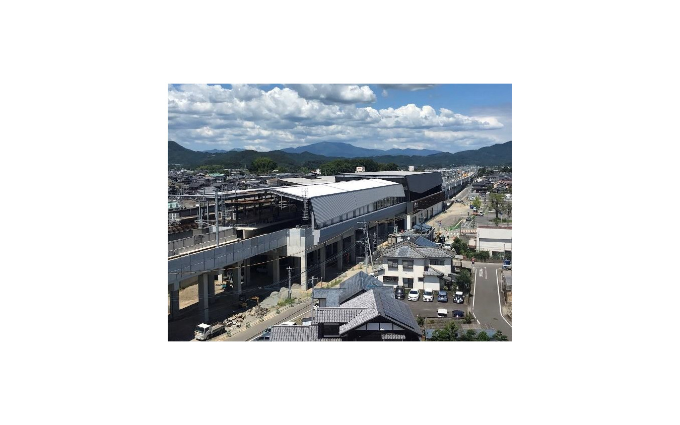 5月11日にN700Sが初お目見えする武雄温泉駅。2021年8月。