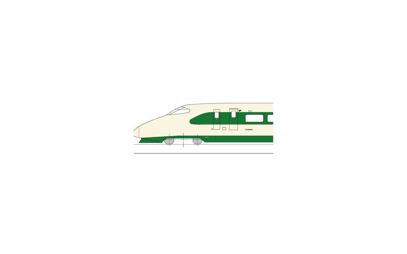 大宮～盛岡間は200系国鉄色のE2系に乗車。