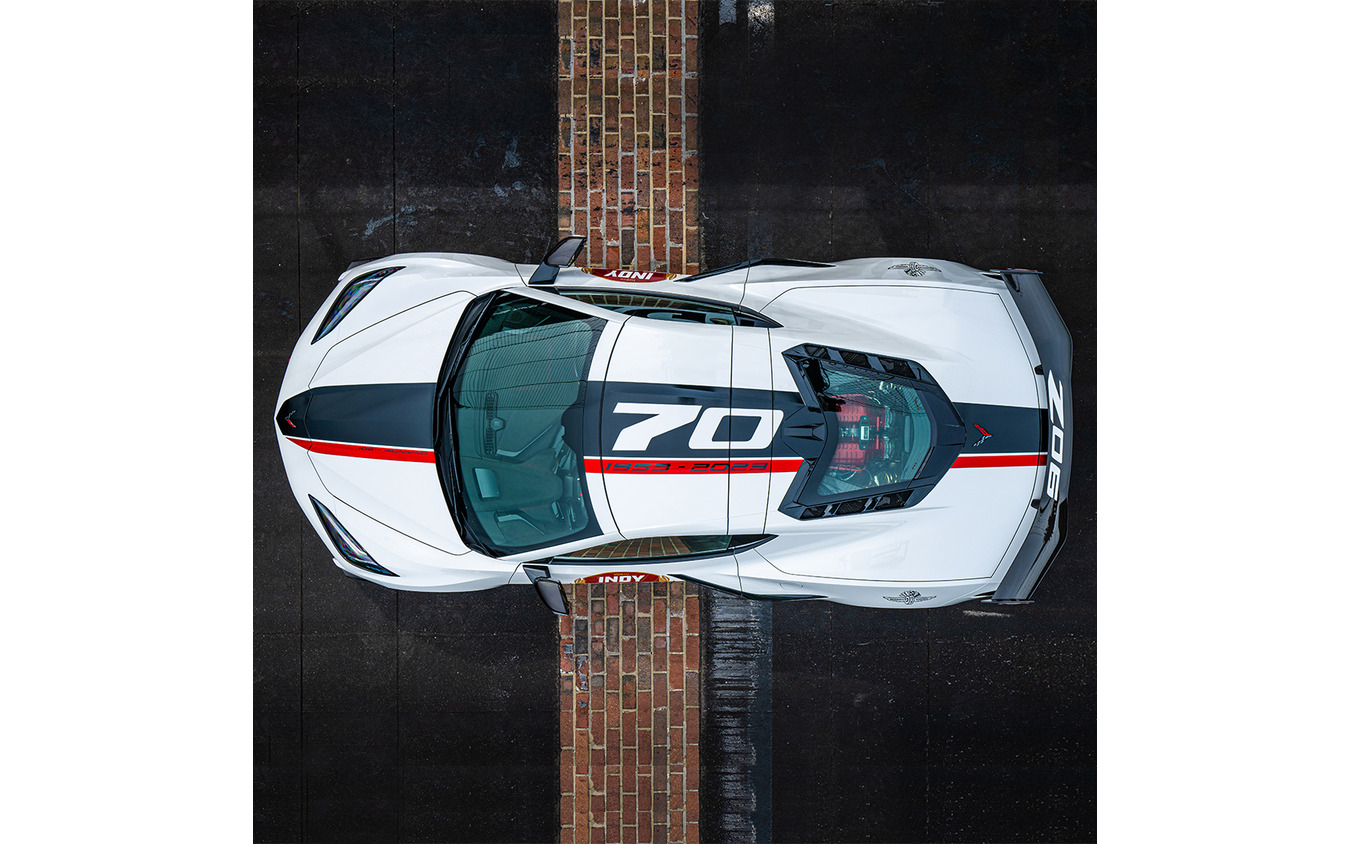 シボレー・コルベット Z06 新型の「70thアニバーサリーエディション」のインディ500ペースカー