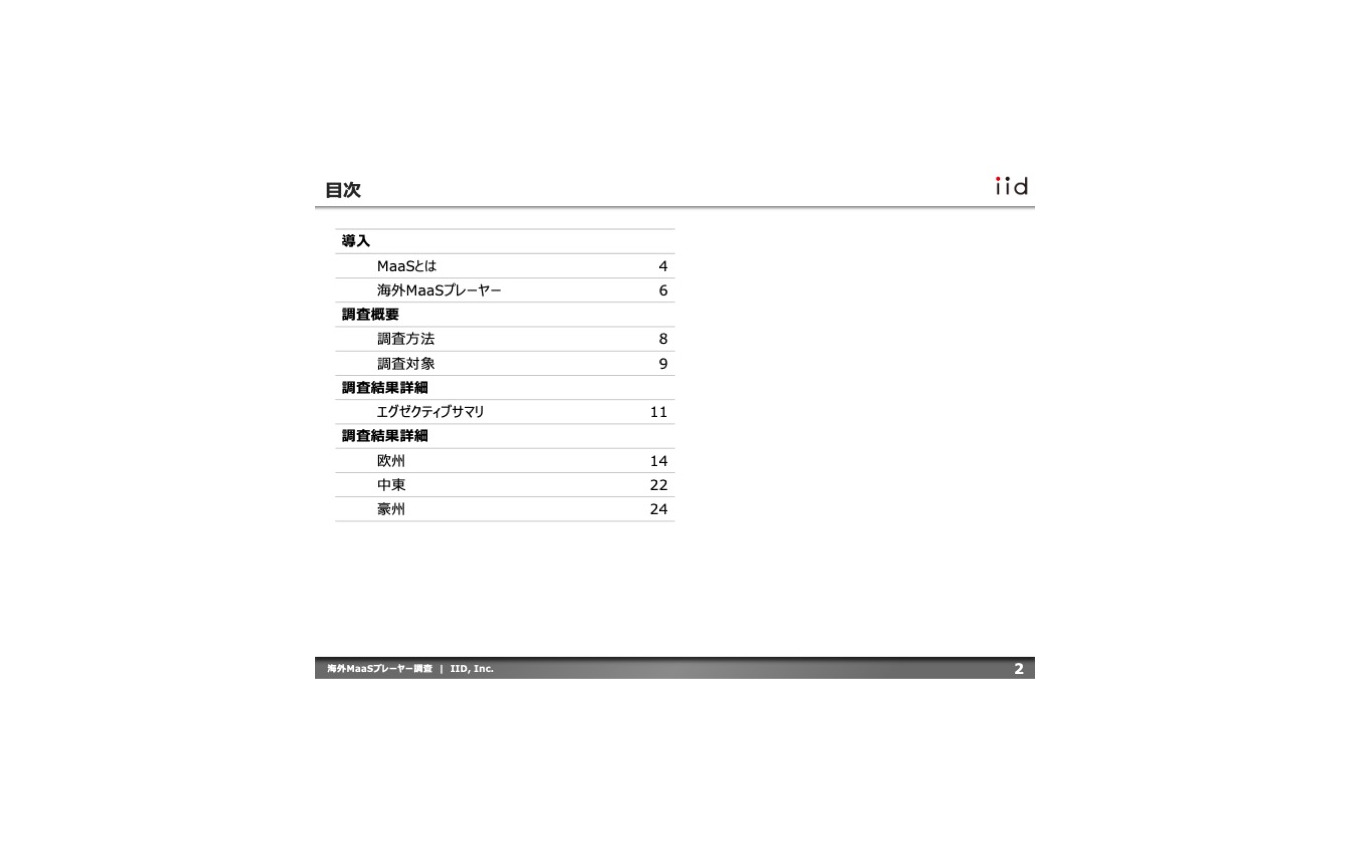 【調査レポート】海外MaaSプレーヤー調査:スタートアップ編【報告書】