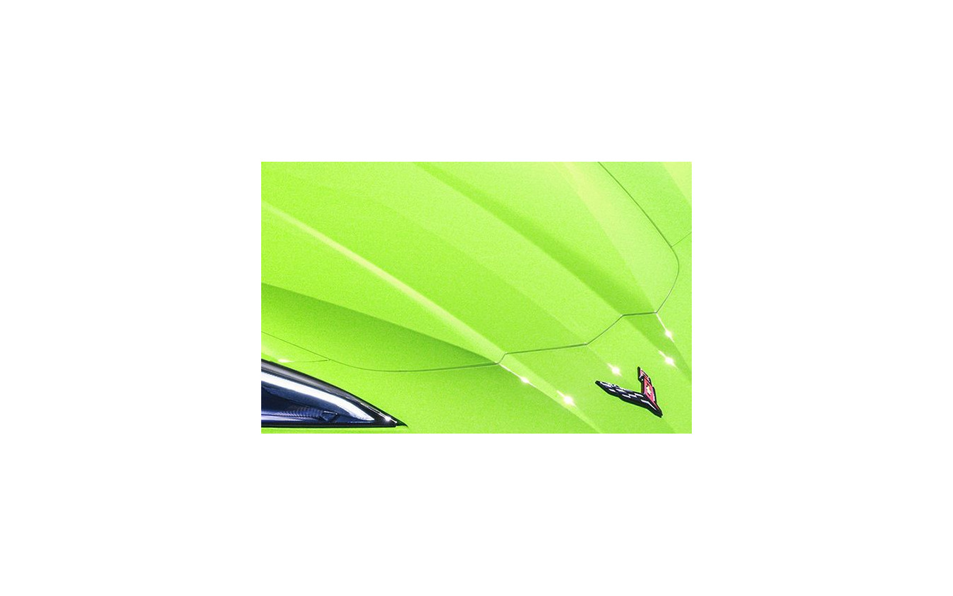 シボレー・コルベット Z06 新型のミントグリーン仕様