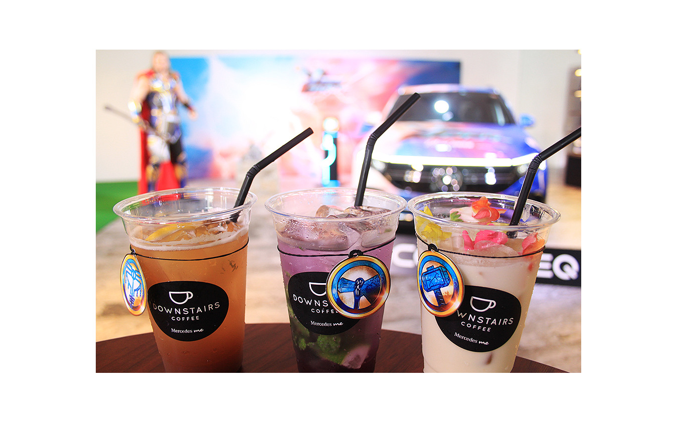 キャラクターをイメージしたスペシャルドリンク3種(ノンアルコール)が登場