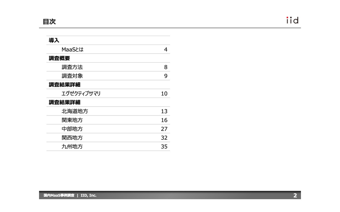 【調査レポート】国内MaaS事例調査【報告書】