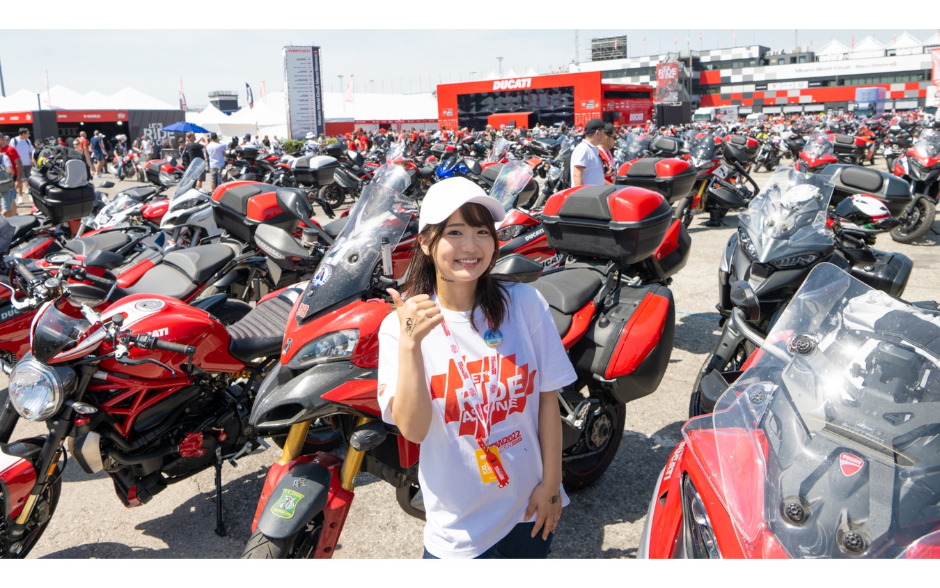 World Ducati Week 2022（ワールド・ドゥカティ・ウィーク）/ 平嶋夏海さん