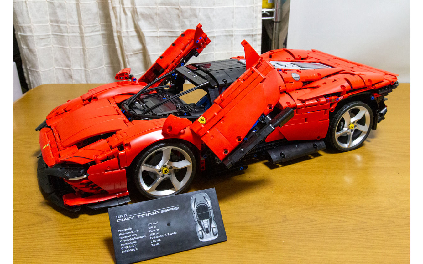 レゴ本物 テクニック フェラーリ デイトナ SP3 未組み立て プラモデル 通販廉価