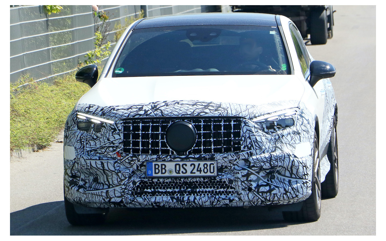 メルセデス AMG GLC 43/53 クーペプロトタイプ(スクープ写真)