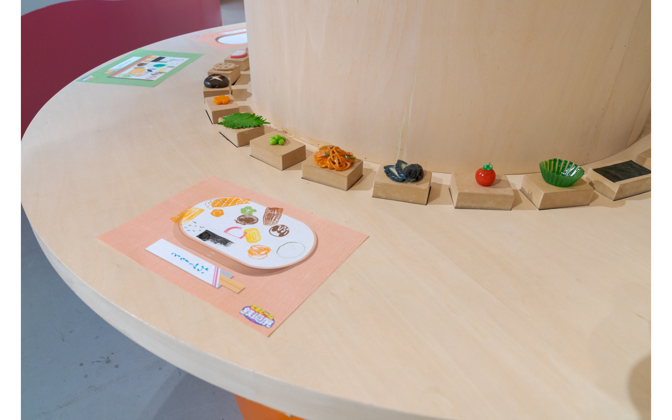 ここは駅弁制作のための作業場。