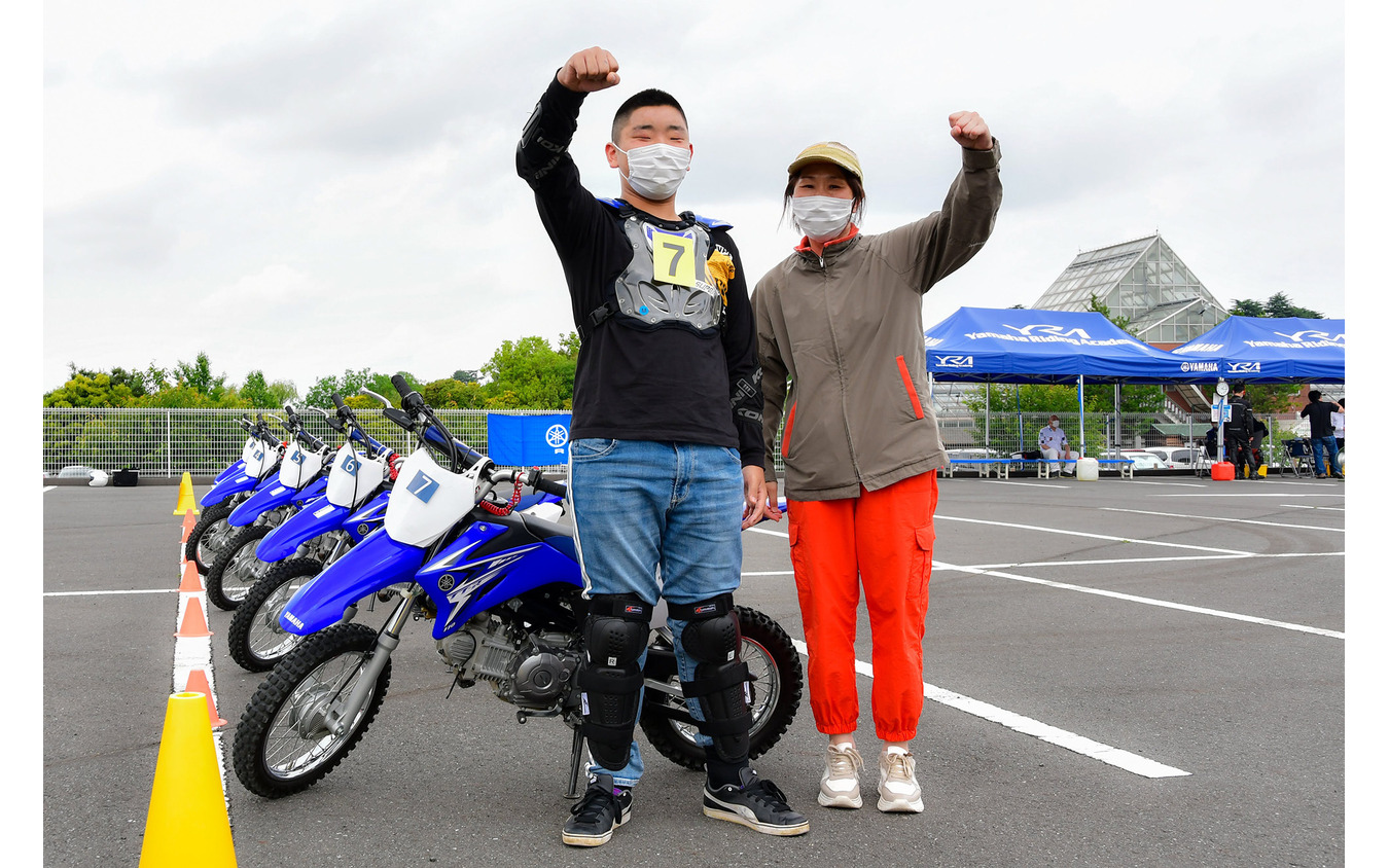 ヤマハ発動機による中高生向け「親子バイク教室」（6月に開催された第1回の様子）