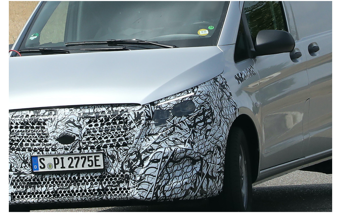 メルセデスベンツ Vito(ヴィート)改良新型プロトタイプ(スクープ写真)