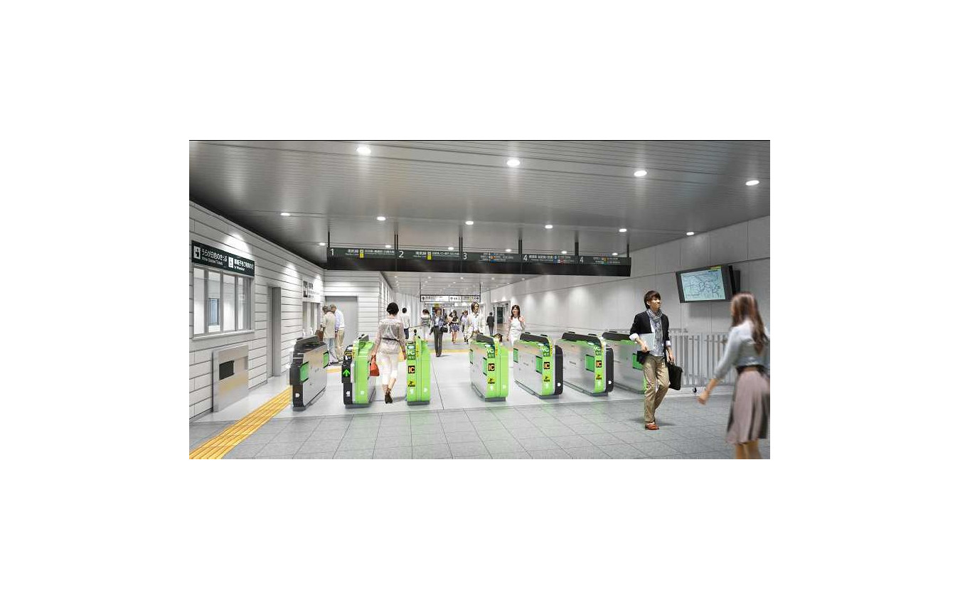 新改札口内部のイメージ。