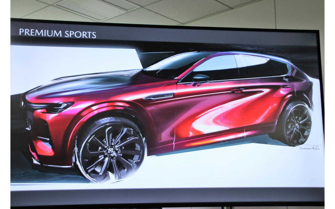 マツダ CX-60デザインスケッチ