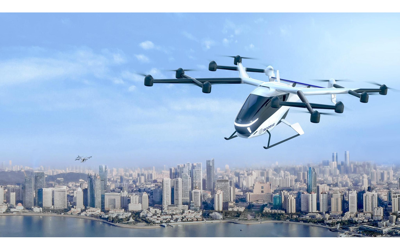 SkyDriveが開発中の2人乗り機体の画像