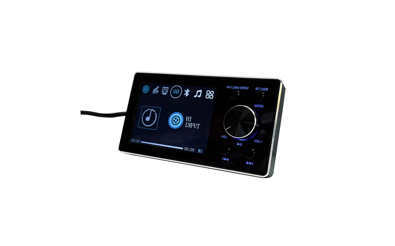 パワーアンプ内蔵DSPの一例(ミューディメンション・DSP610AB)。
